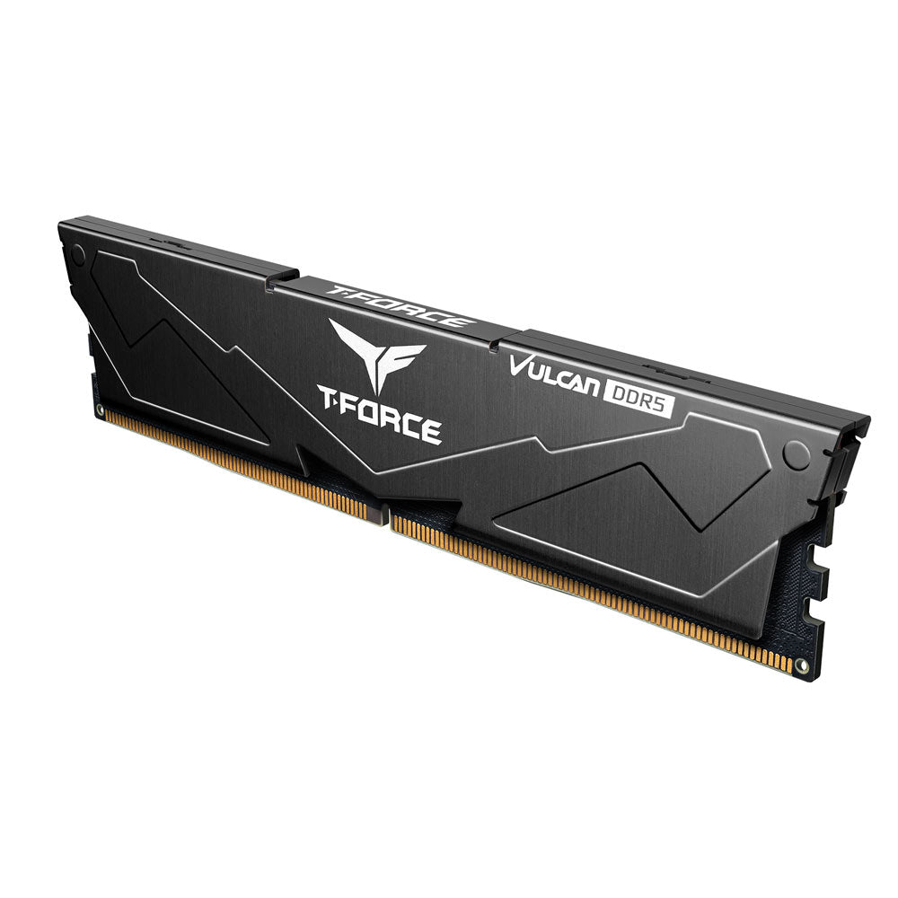 TEAMGROUP T-FORCE VULCAN 32GB (32GBX1) DDR5 5200MHZ DESKTOP RAM (BLACK) - Image 2