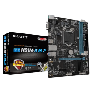GIGABYTE H81M-H M.2 MOTHERBOARD