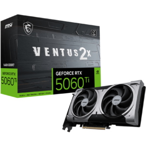 MSI GEFORCE RTX 5060 TI 16GB VENTUS 2X PLUS GRAPHIC CARD