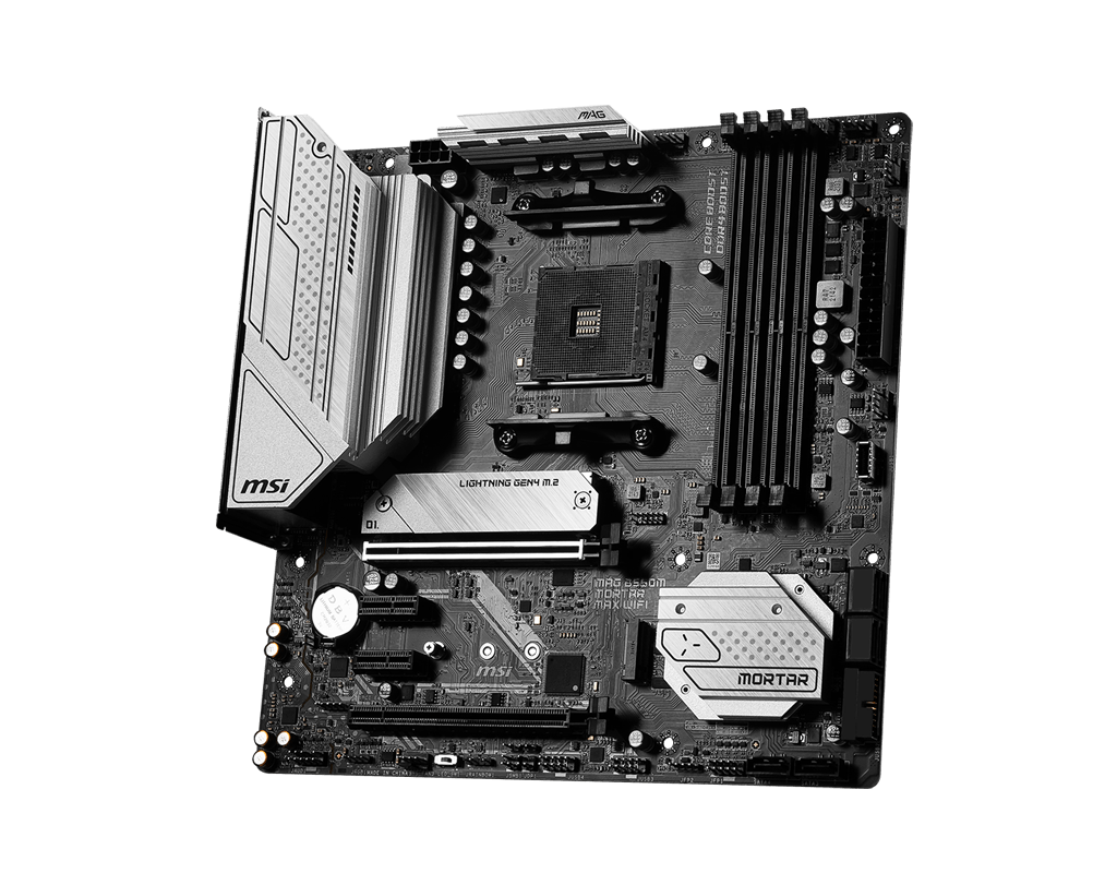 MSI MAG B550M MORTAR MAX WIFI AMD AM4 MOTHERBOARD - Image 3