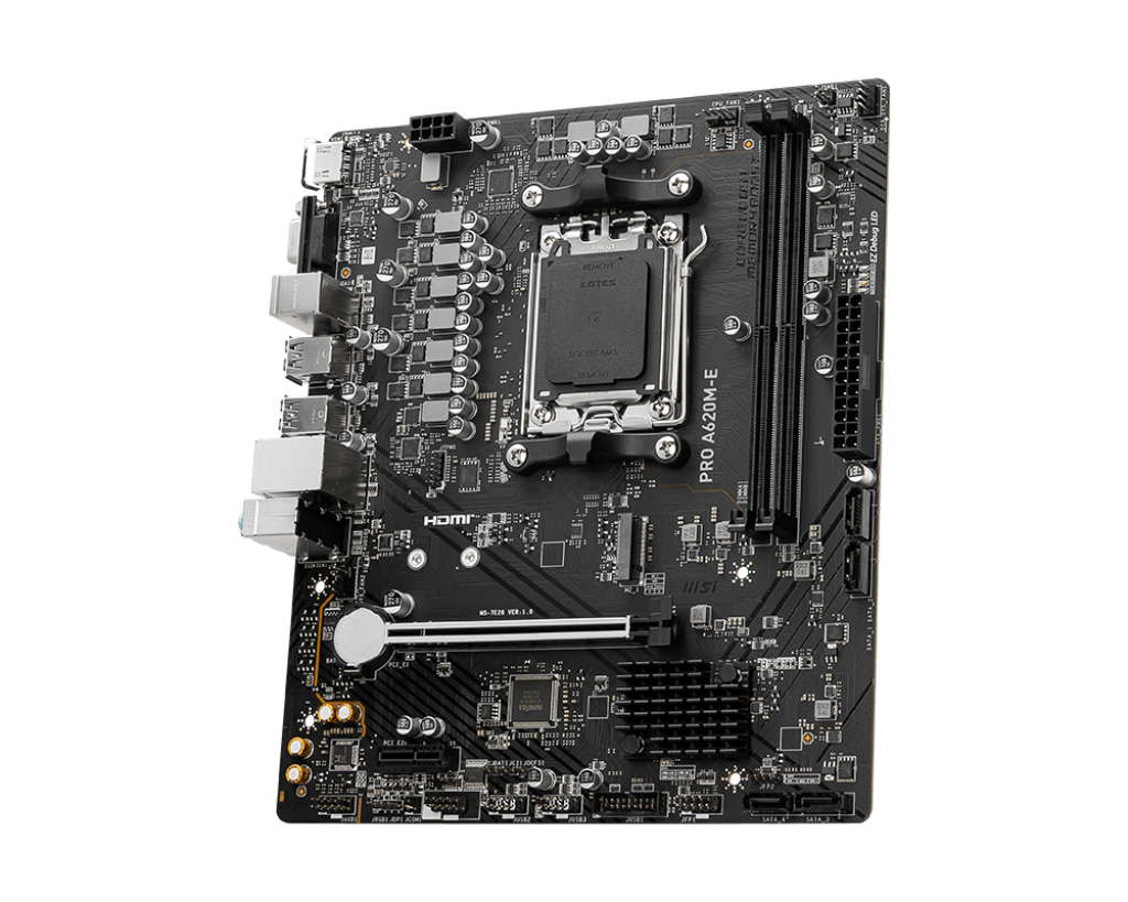 MSI A620M-E PRO AMD AM5 MOTHERBOARD - Image 3