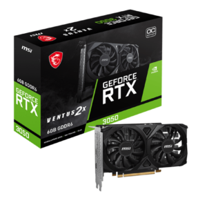 MSI GeForce RTX 3050 VENTUS 2X E 6G OC 6 GB Graphic Card