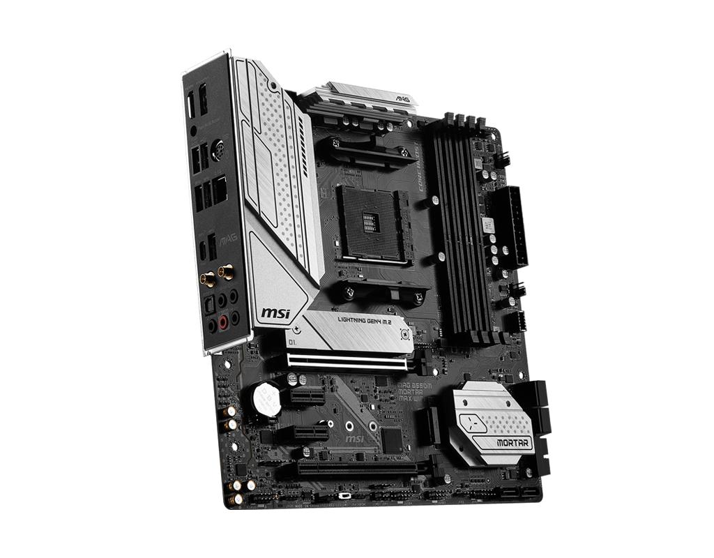MSI MAG B550M MORTAR MAX WIFI AMD AM4 MOTHERBOARD - Image 4