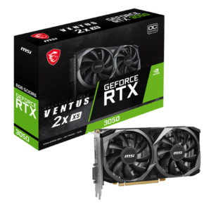 MSI GEFORCE RTX 3050 VENTUS 2X XS OC 8GB GDDR6 GRAPHIC CARD
