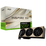 MSI GEFORCE RTX 5070 TI INSPIRE 3X OC PLUS 16GB GDDR7 GRAPHIC CARD