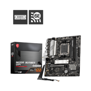 MSI B650M BOMBER WIFI ATX DDR5 AMD MOTHERBOARD