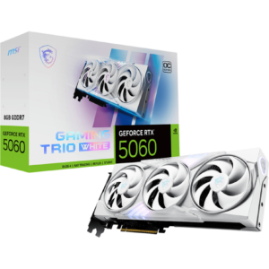 MSI GEFORCE RTX 5060 GAMING TRIO OC WHITE 8GB GRAPHIC CARD