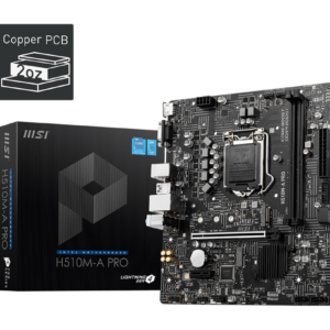 MSI H510M-A PRO MOTHERBOARD, MICRO-ATX