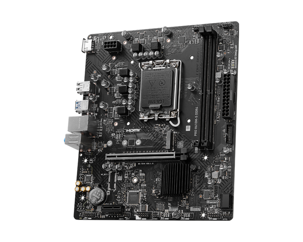 MSI PRO H610M-S DDR4 LGA1700 MICRO ATX MOTHERBOARD - Image 3