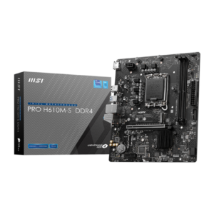 MSI PRO H610M-S DDR4 LGA1700 MICRO ATX MOTHERBOARD