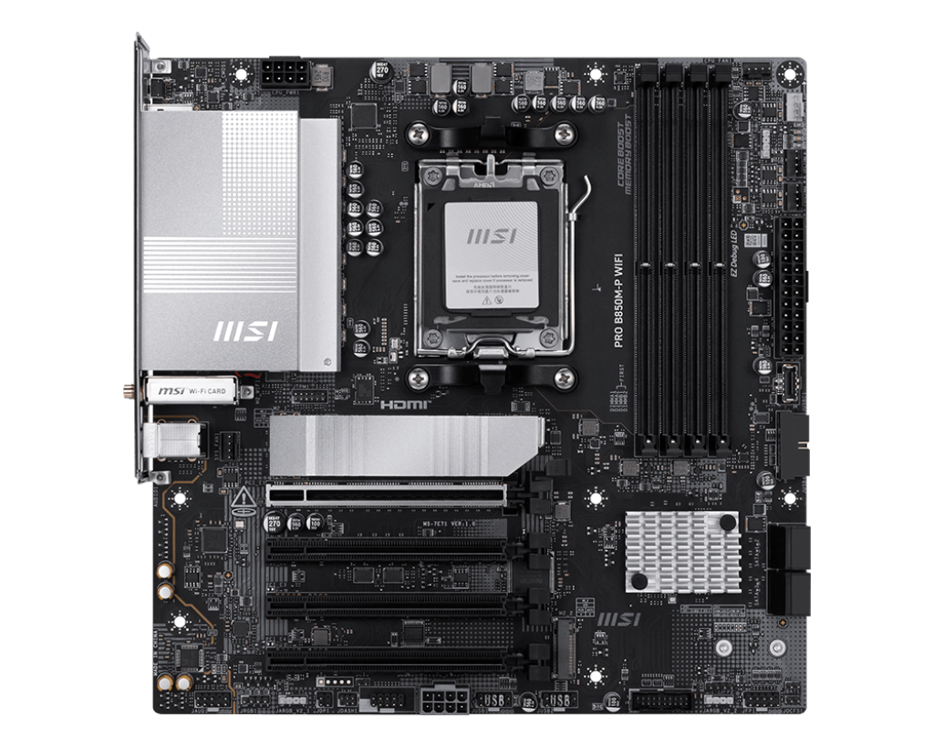 MSI PRO B850M-P WIFI DDR5 MOTHERBOARD - Image 2