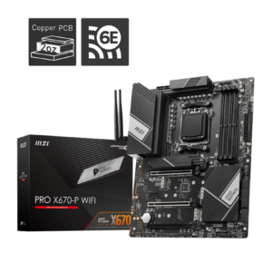 MSI X670-P PRO WIFI DDR5 AMD AM5 MOTHERBOARD