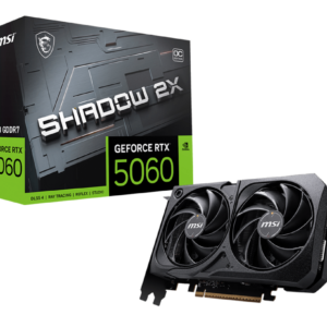 MSI GEFORCE RTX 5060 SHADOW 2X OC 8GB GRAPHIC CARD