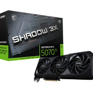 MSI RTX 5070 TI SHADOW 3X OC 16GB GDDR7 GRAPHICS CARD