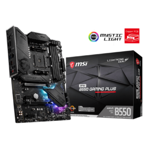 MSI MPG B550 GAMING PLUS AMD AM4 MOTHERBOARD