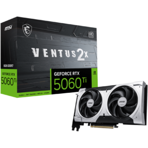 MSI GEFORCE RTX 5060 TI 8GB VENTUS 2X OC PLUS GRAPHIC CARD