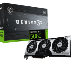 MSI RTX 5080 VENTUS 3X OC PLUS 16GB GDDR7 GRAPHICS CARD