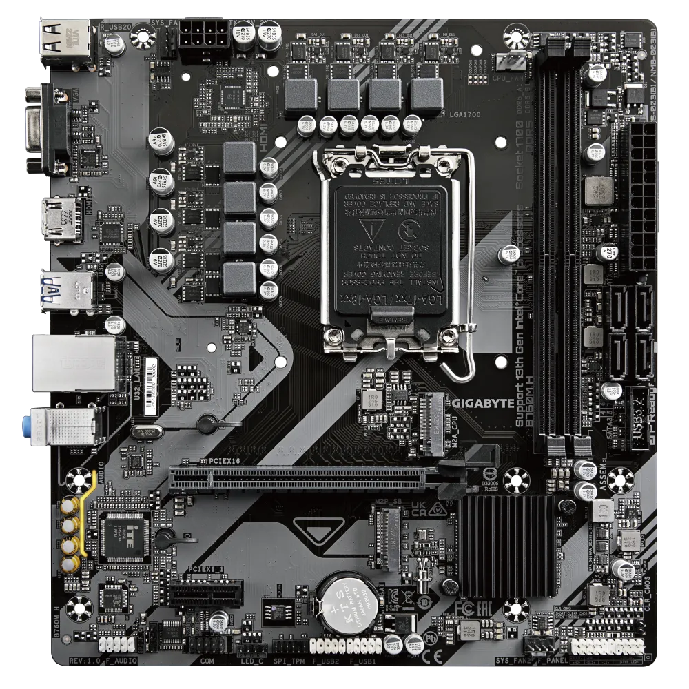 GIGABYTE B760M H DDR5 MOTHERBOARD - Image 2