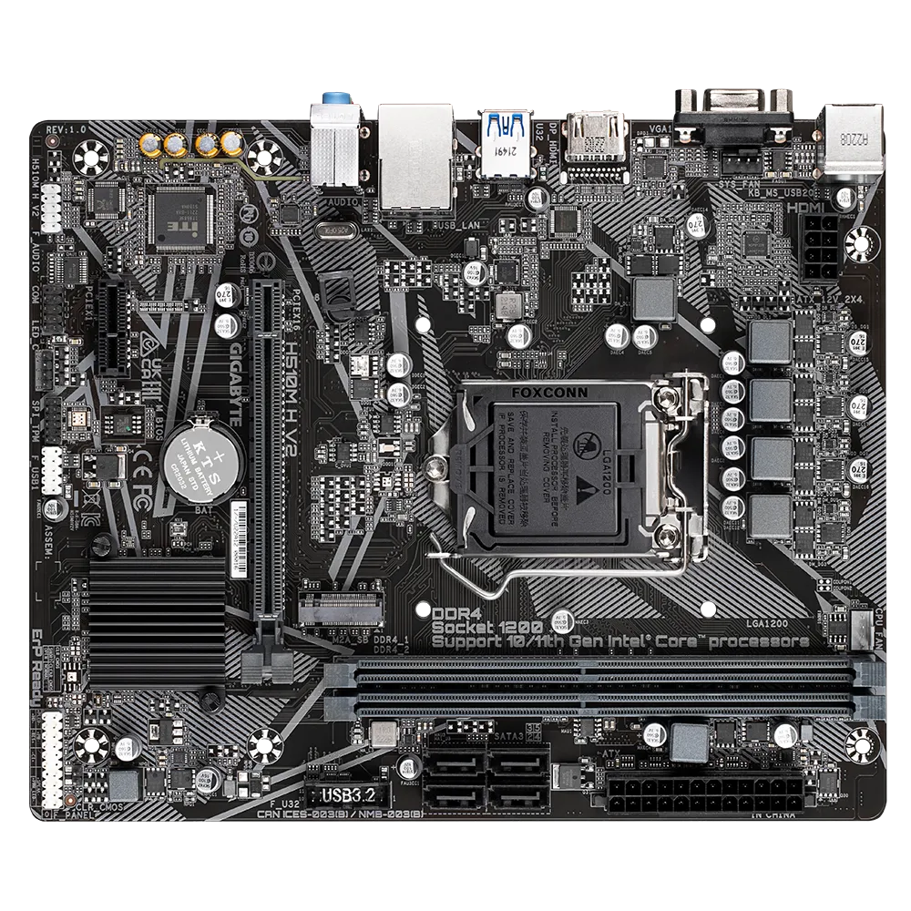 GIGABYTE H510M H V2 MOTHERBOARD - Image 4