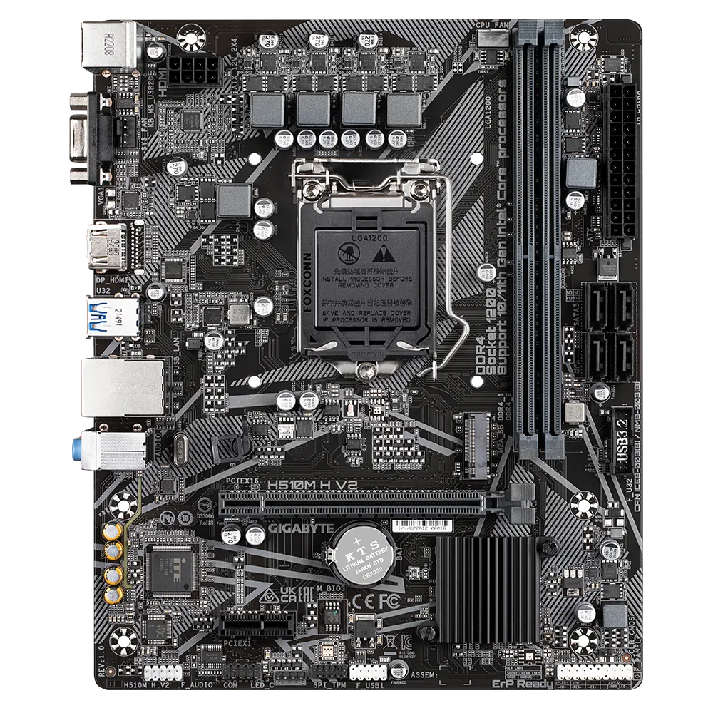 GIGABYTE H510M H V2 MOTHERBOARD - Image 2