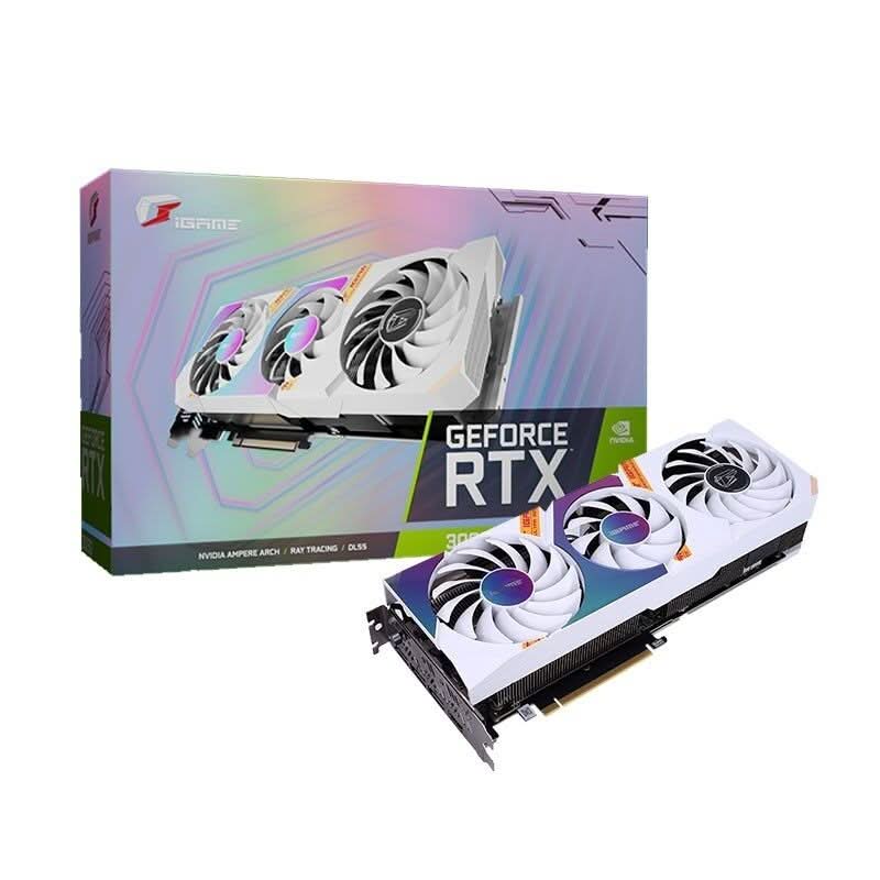 COLORFUL IGAME RTX 3060 ULTRA WHITE OC 12GB GDDR6 GRAPHICS CARD - Image 2