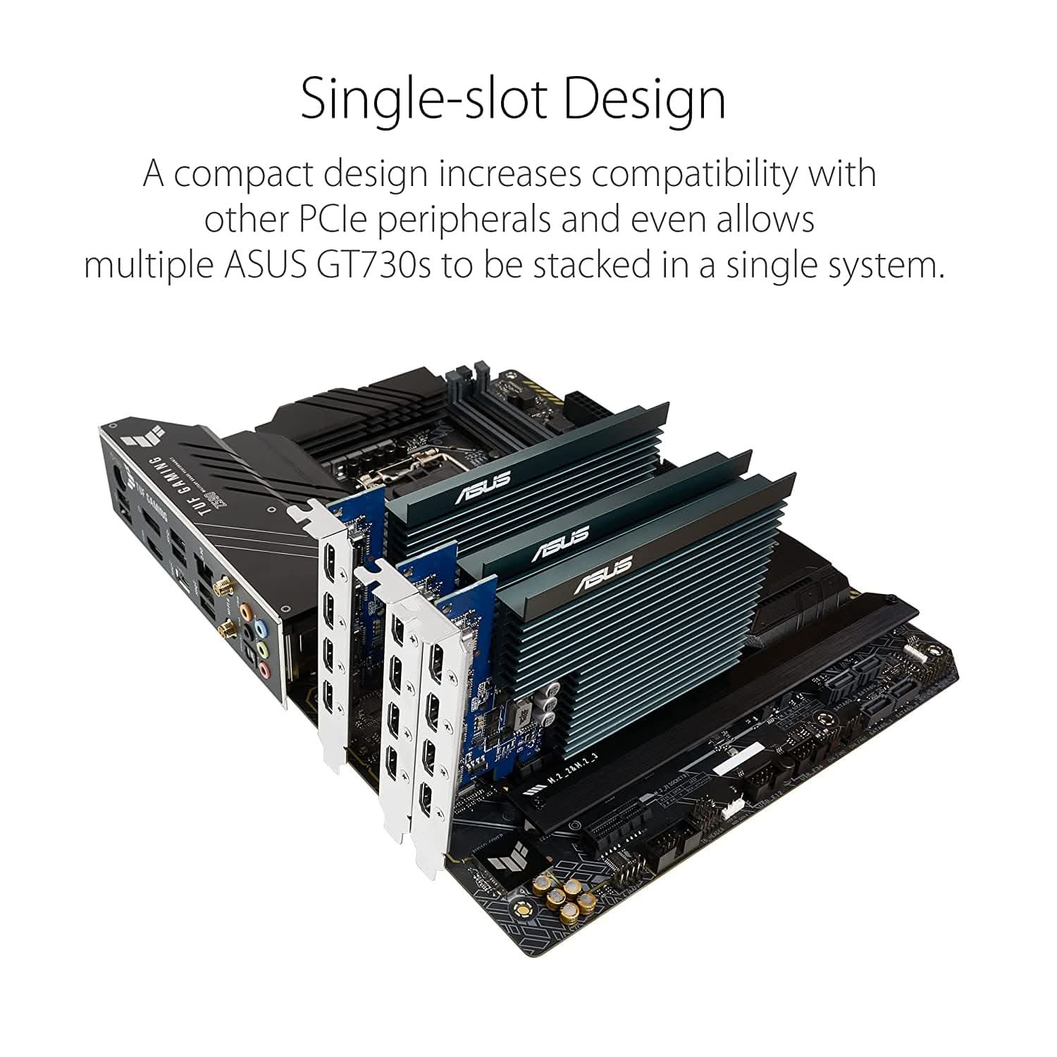 ASUS GEFORCE GT 730 DDR5 2GB GRAPHIC CARD WITH 4 HDMI - Image 3
