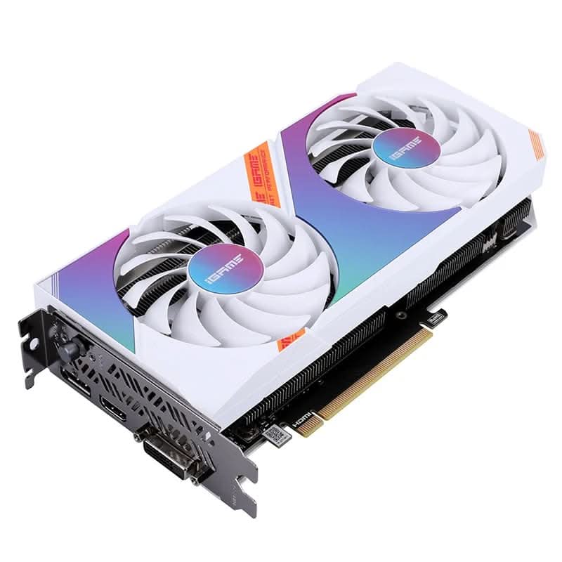 COLORFUL GEFORCE RTX 3050 8GB IGAME ULTRA OC DUO GRAPHIC CARD WHITE - Image 4