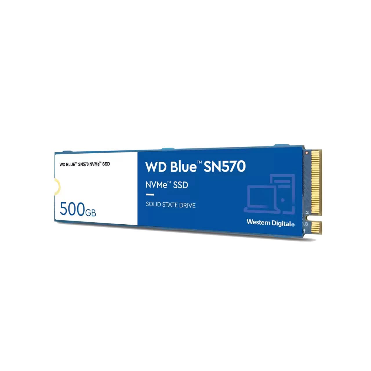 WESTERN DIGITAL 500GB BLUE NVME M.2 SN570 INTERNAL SSD - Image 2