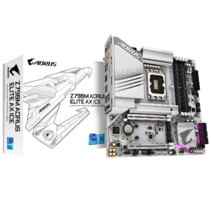 GIGABYTE Z790M AORUS ELITE AX ICE DDR5 MOTHERBOARD