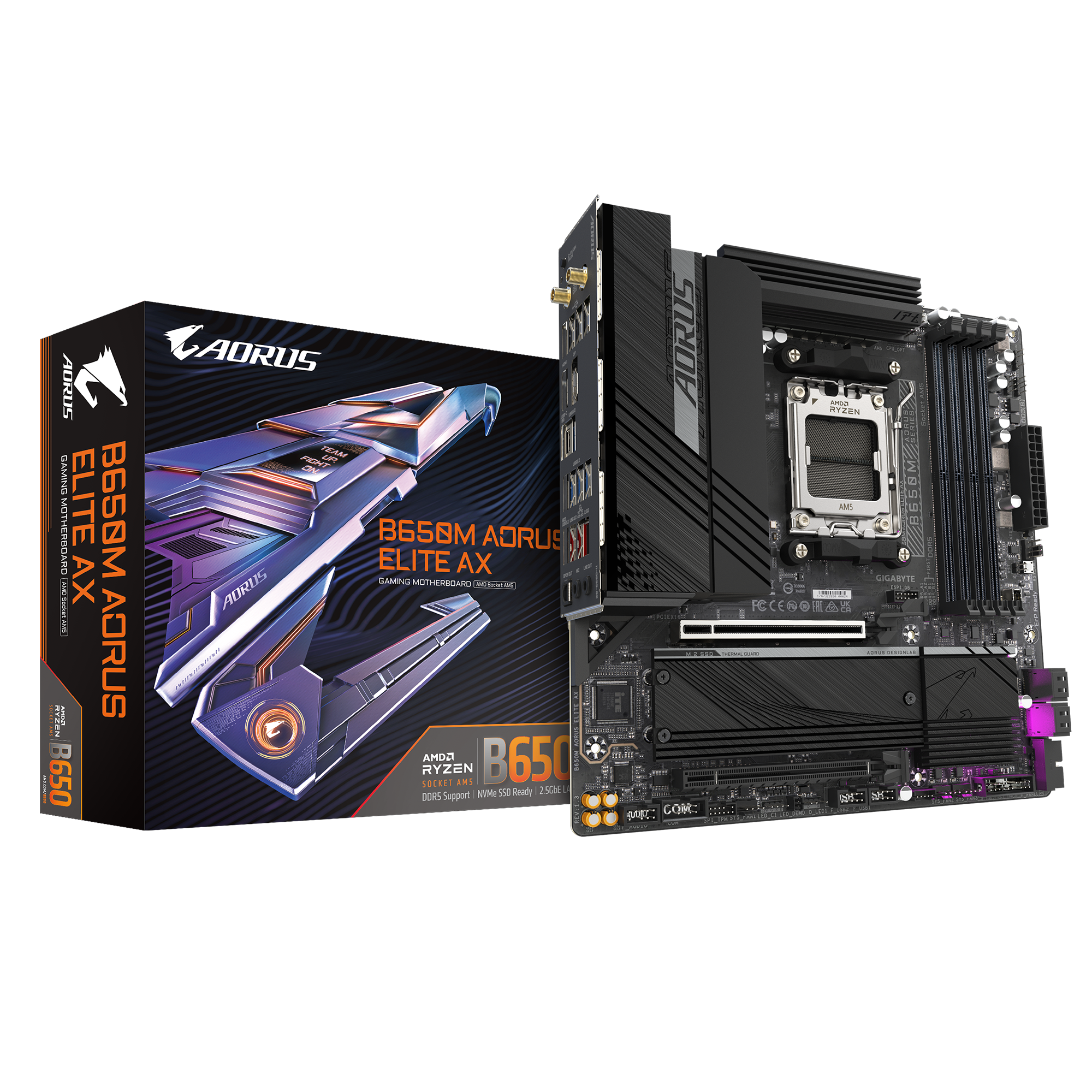 GIGABYTE GA-B650M AORUS ELITE AX AMD AM5 MOTHERBOARD
