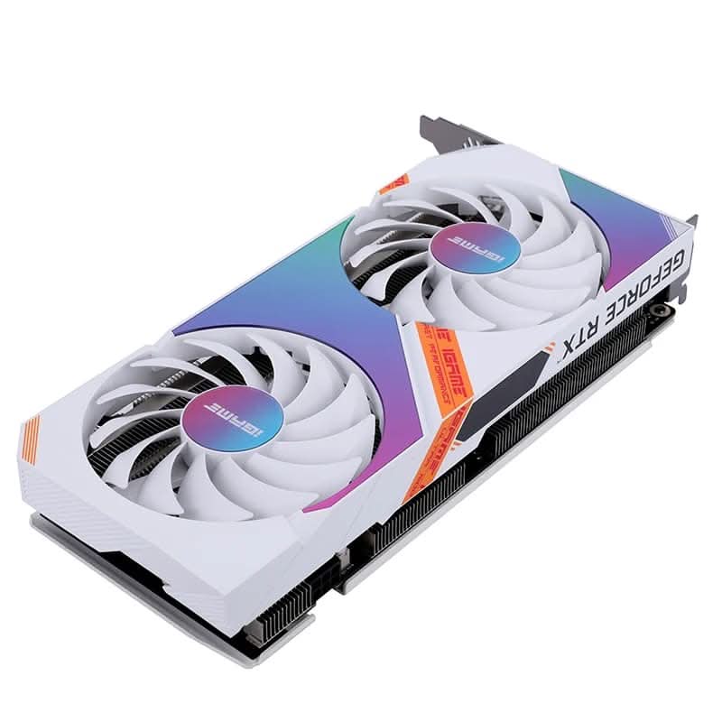 COLORFUL GEFORCE RTX 3050 8GB IGAME ULTRA OC DUO GRAPHIC CARD WHITE - Image 5