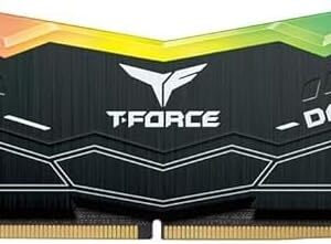 TEAMGROUP T-FORCE DELTA RGB 32GB (32GBX1) DDR5 5200MHZ RAM (BLACK)