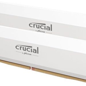 CRUCIAL PRO 32GB KIT (2X16GB) DDR5-6400 UDIMM CL38 WHITE CP2K16G64C38U5W