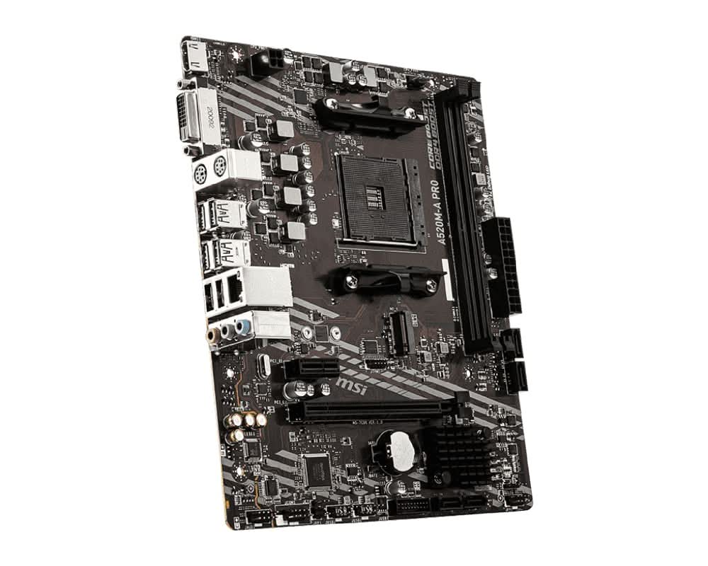 MSI PRO A520M-A AMD AM4 MOTHERBOARD - Image 4