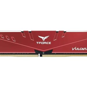TEAMGROUP T-FORCE VULCAN Z 8GB (8GBX1) DDR4 3600MHZ RED