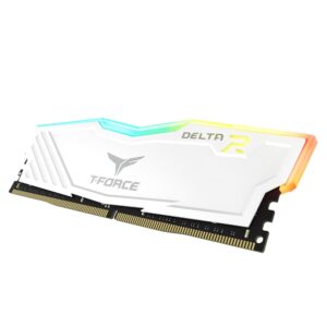 TEAMGROUP T-FORCE DELTA RGB 16GB (16GBX1) DDR4 3600MHZ DESKTOP RAM (WHITE)