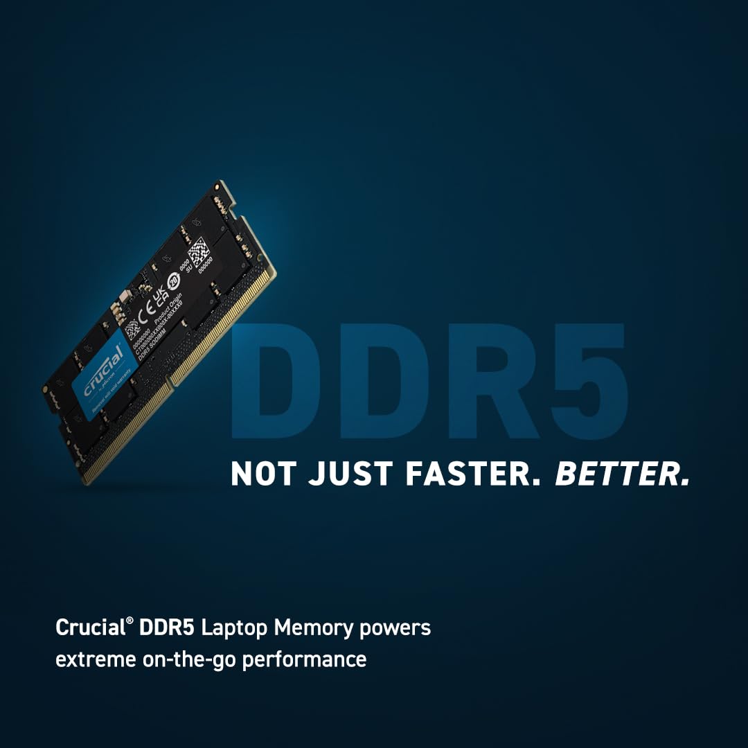 CRUCIAL BASICS 16GB DDR5-4800 SODIMM RAM CB16GS4800 - Image 2