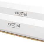 CRUCIAL PRO 64GB (2X32GB) DDR5-6400 UDIMM CL40 WHITE CP2K32G64C40U5W