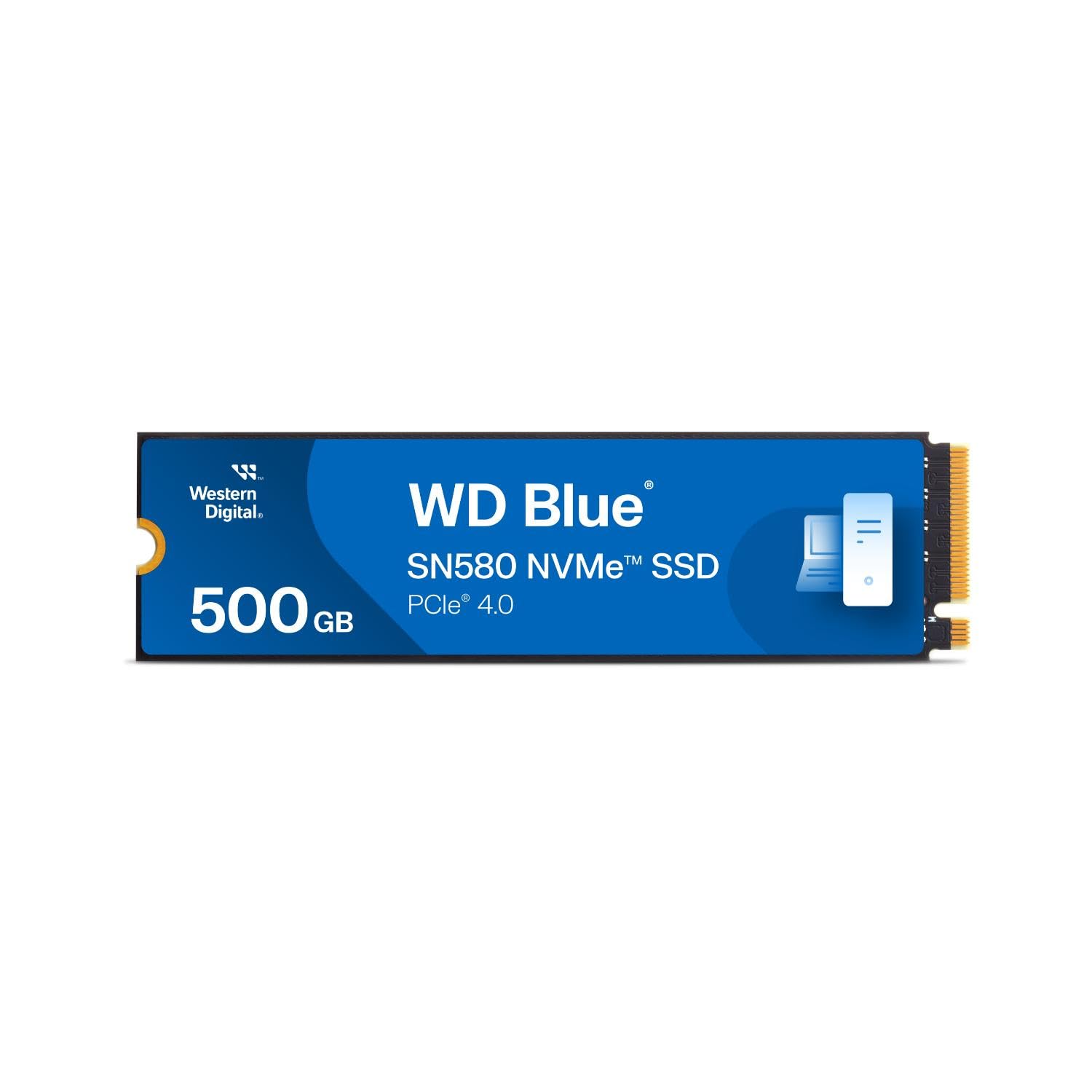 WESTERN DIGITAL BLUE SN580 PCIE GEN 4 NVME SSD INTERNAL STORAGE, 500GB