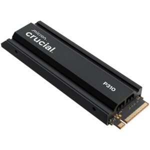 Crucial P310 4TB PCIe Gen4 2280 NVMe M.2 SSD with heatsink