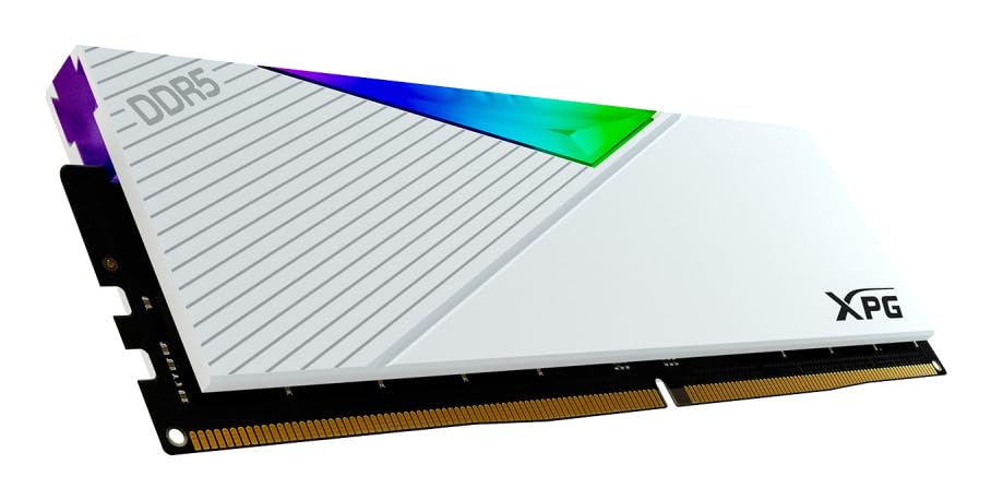 ADATA XPG 32GB D5 6000MHZ LANCER WHITE RGB AX5U6000C3032G-CLAWH - Image 3