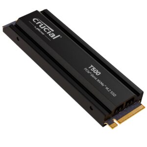 CRUCIAL T500 1TB PCIE GEN4 NVME M.2 SSD WITH HEATSINK CT1000T500SSD5
