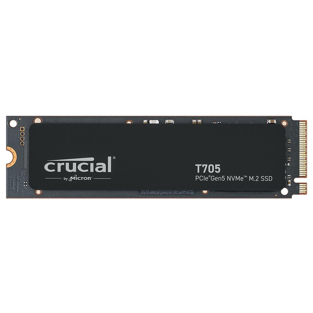 CRUCIAL T705 4TB PCIE GEN5 NVME M.2 SSD CT4000T705SSD3