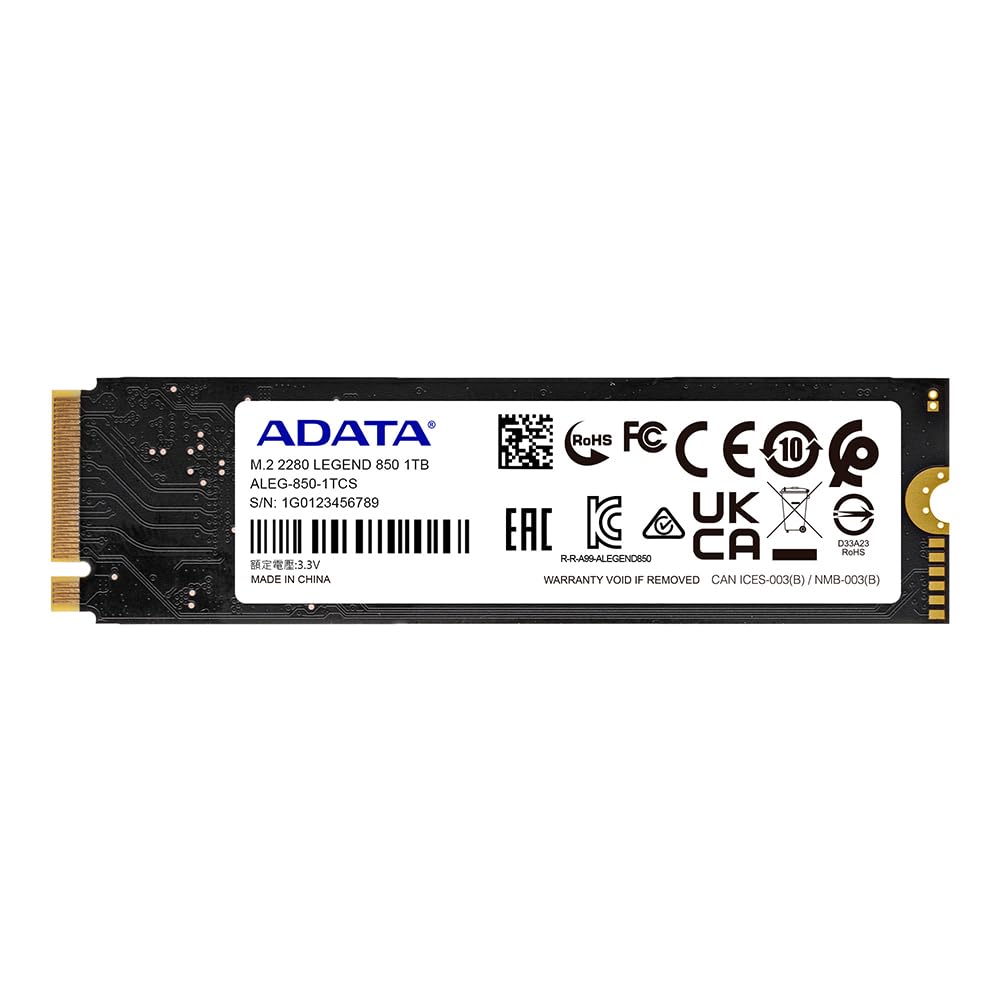 ADATA 1TB LEGEND 850 NVME M.2 GEN4 ALEG-850-1TCS - Image 4