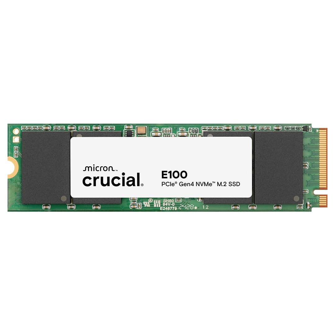 CRUCIAL E100 480GB PCIE GEN4 2280 NVME M.2 SSD CT480E100SSD8