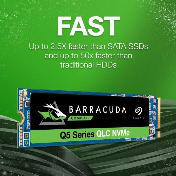 SEAGATE BARRACUDA 1TB NVME M.2 INTERNAL SSD ZP1000CV3A001 - Image 3