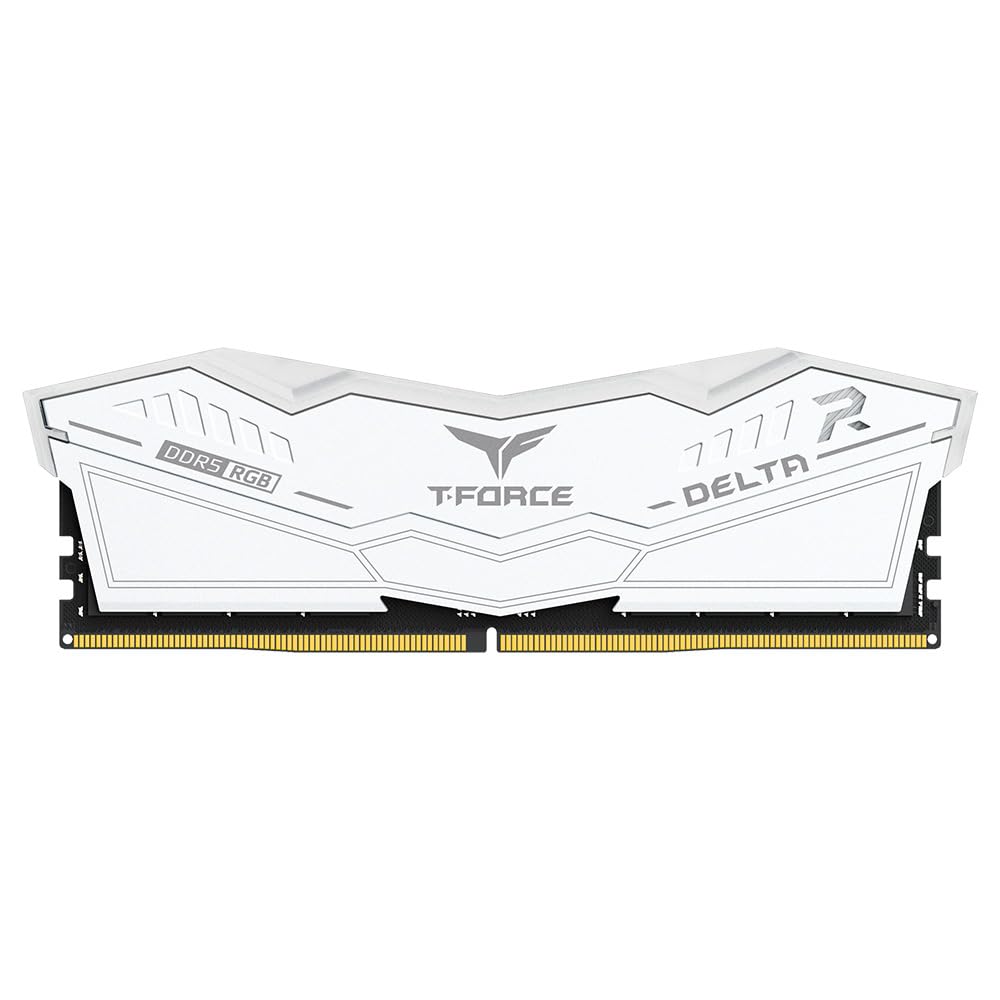 TEAMGROUP T-FORCE DELTA RGB 32GB (32GBX1) DDR5 6000MHZ DESKTOP RAM (WHITE) - Image 4