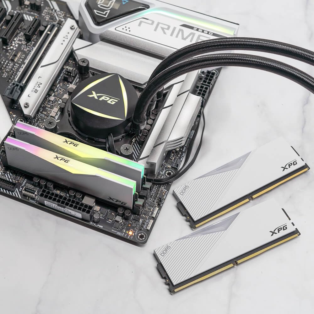 ADATA XPG 32GB D5 6000MHZ LANCER WHITE RGB AX5U6000C3032G-CLAWH - Image 6