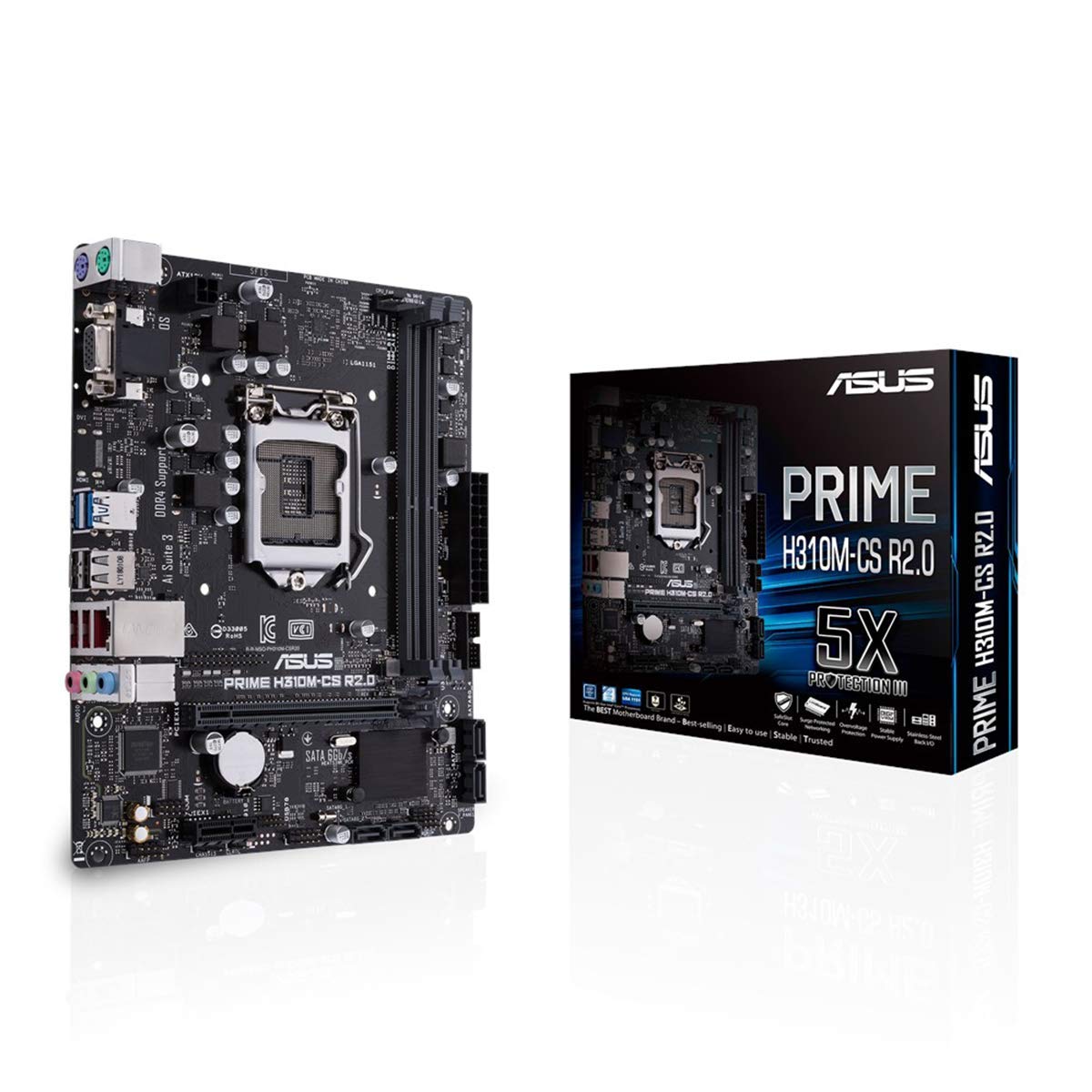 ASUS PRIME H310M CS R2 INTEL LGA1151 MOTHERBOARD - Image 2