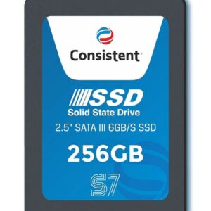 Consistent 256GB 2.5 Inch SATA Internal SSD CTSSD256S7